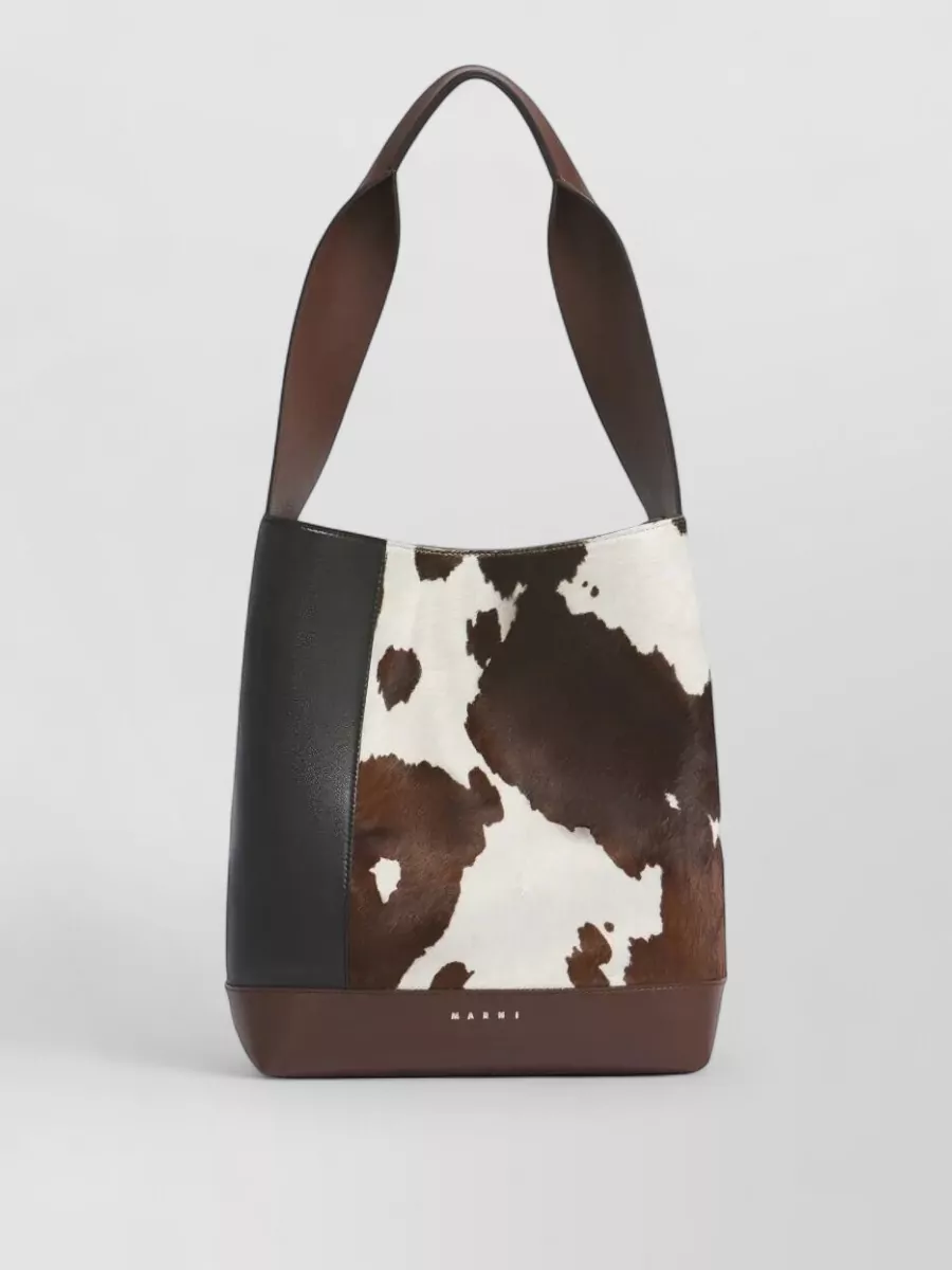 Marni leather bucket bag
