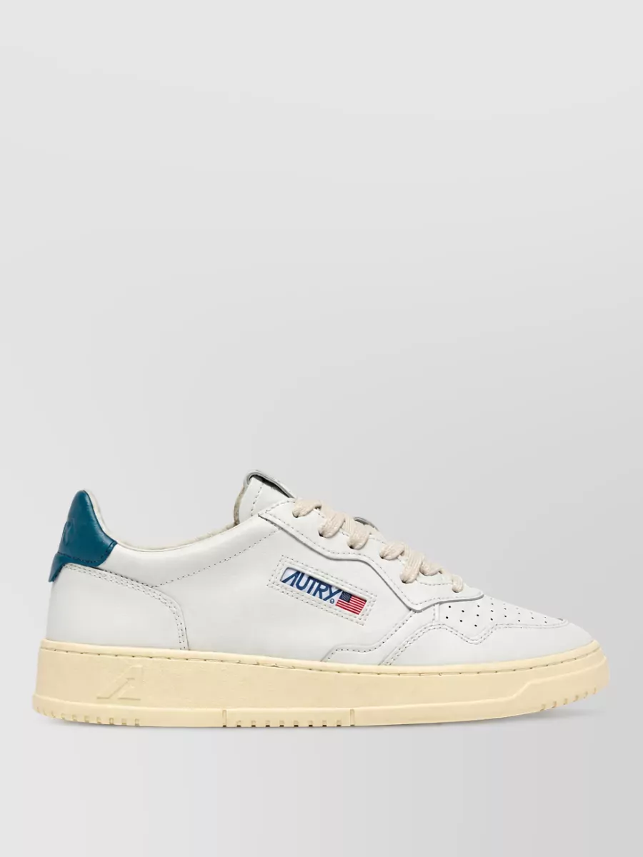 Autry leather lace-up sneakers