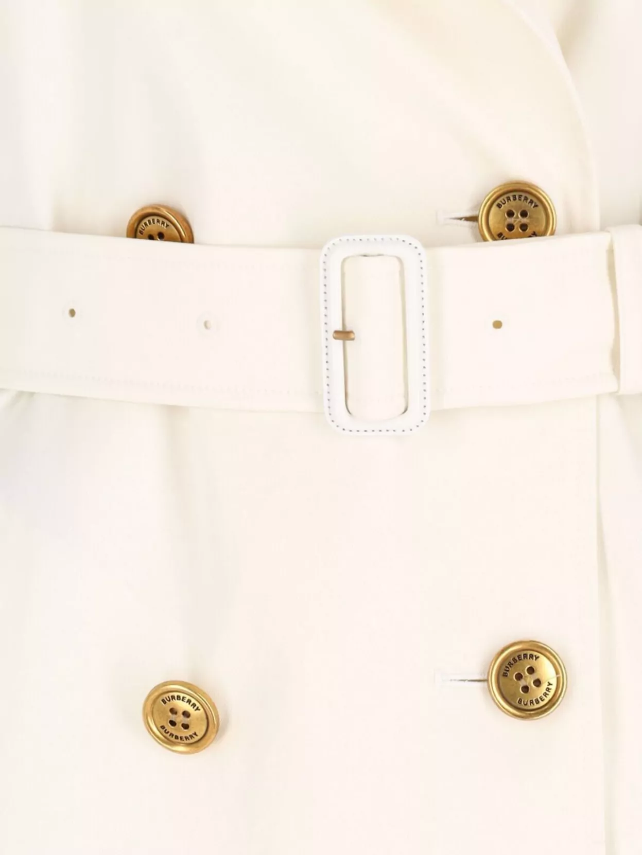 Burberry Waist Belted Double-Breasted Epaulettes Jacket