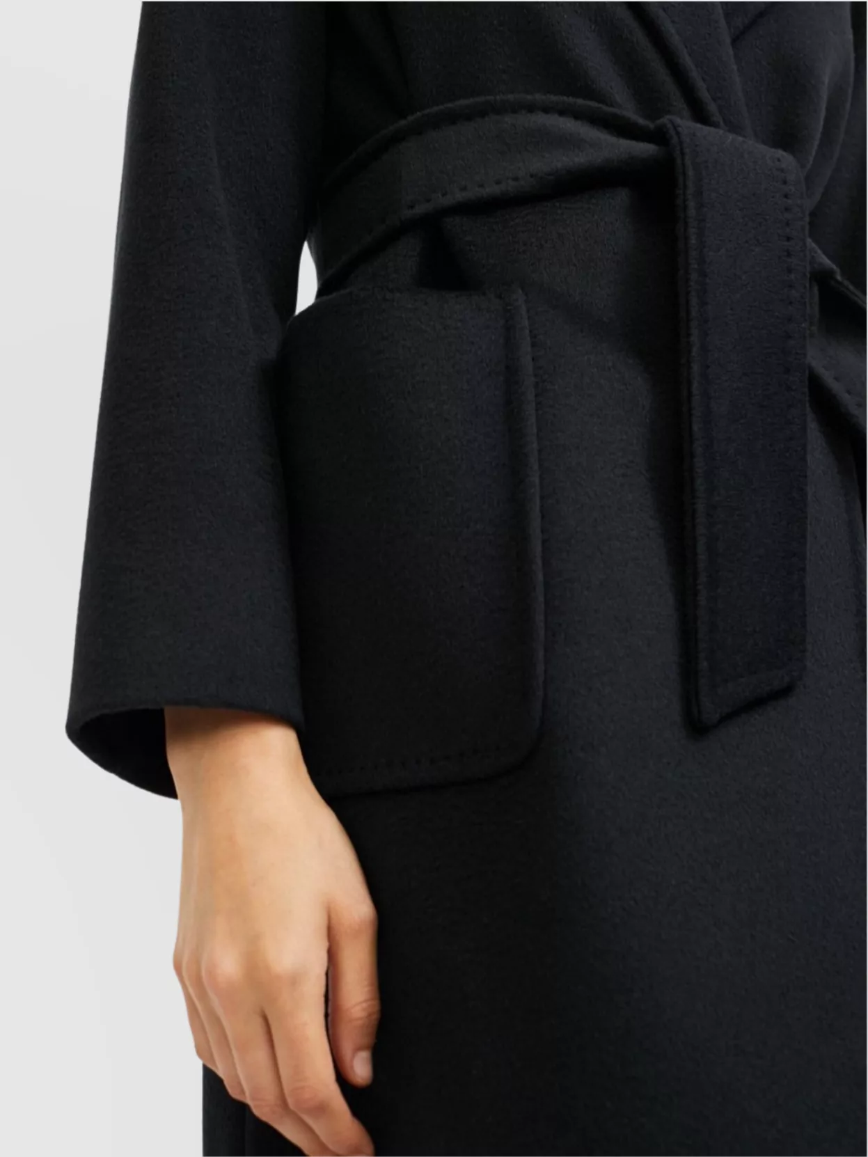 Max Mara Rialto Camel Wool Robe Coat