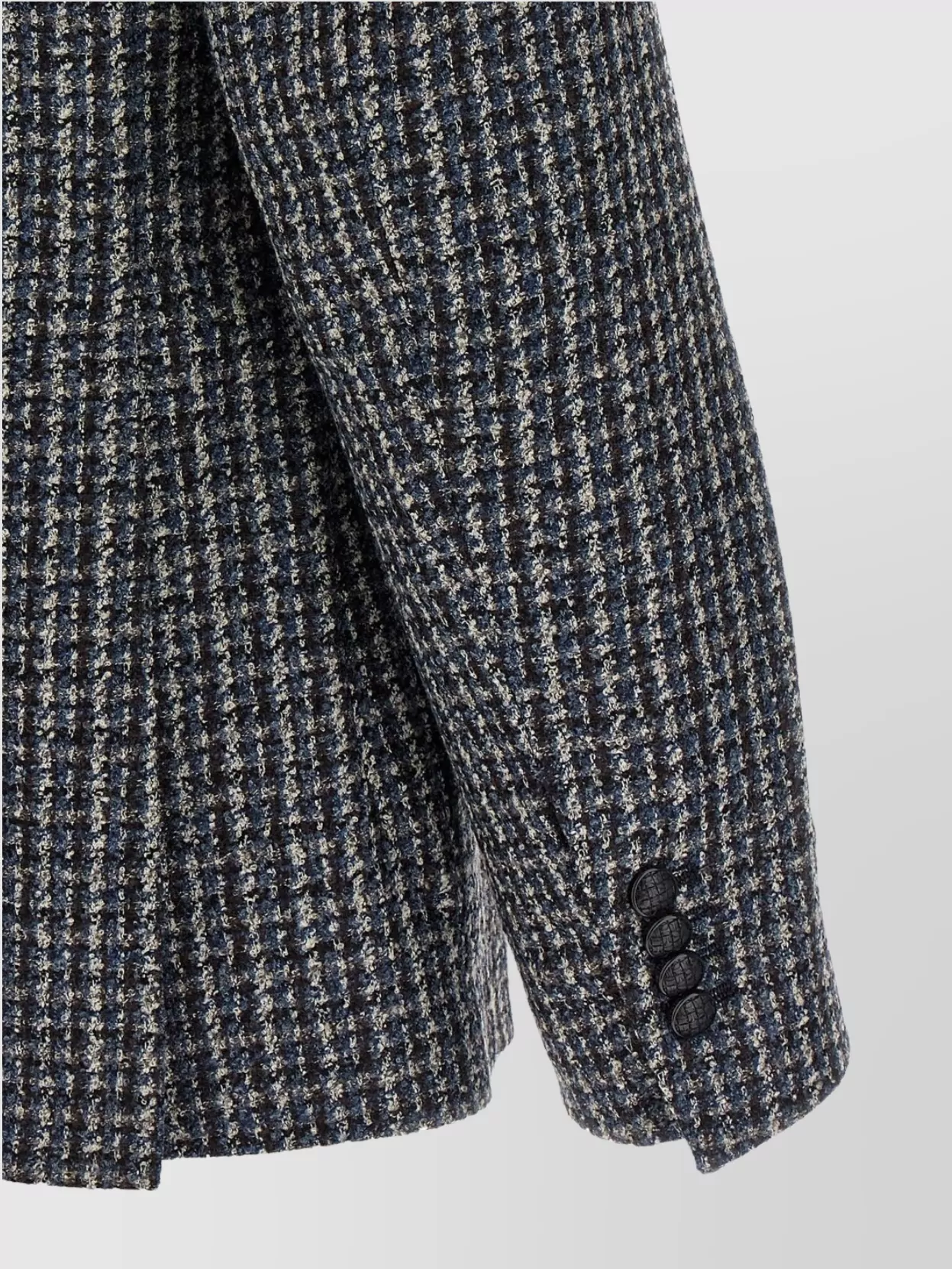 Tagliatore Tweed Blazer Featuring Notch Lapel