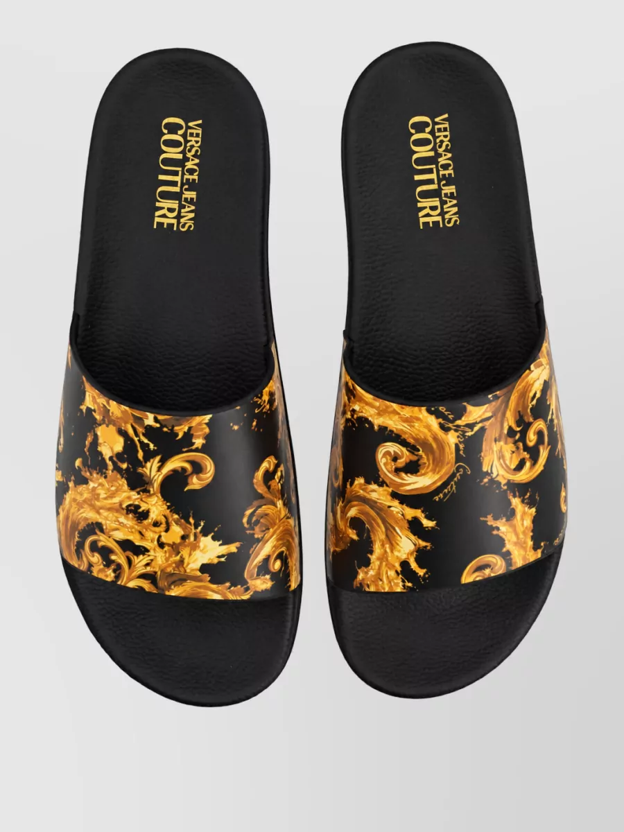 Versace Jeans Couture Printed Slides