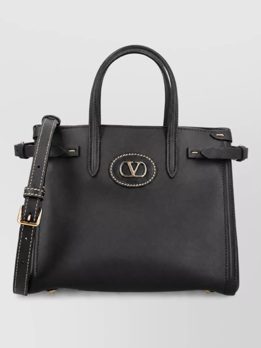 Valentino Garavani antibes small leather tote bag