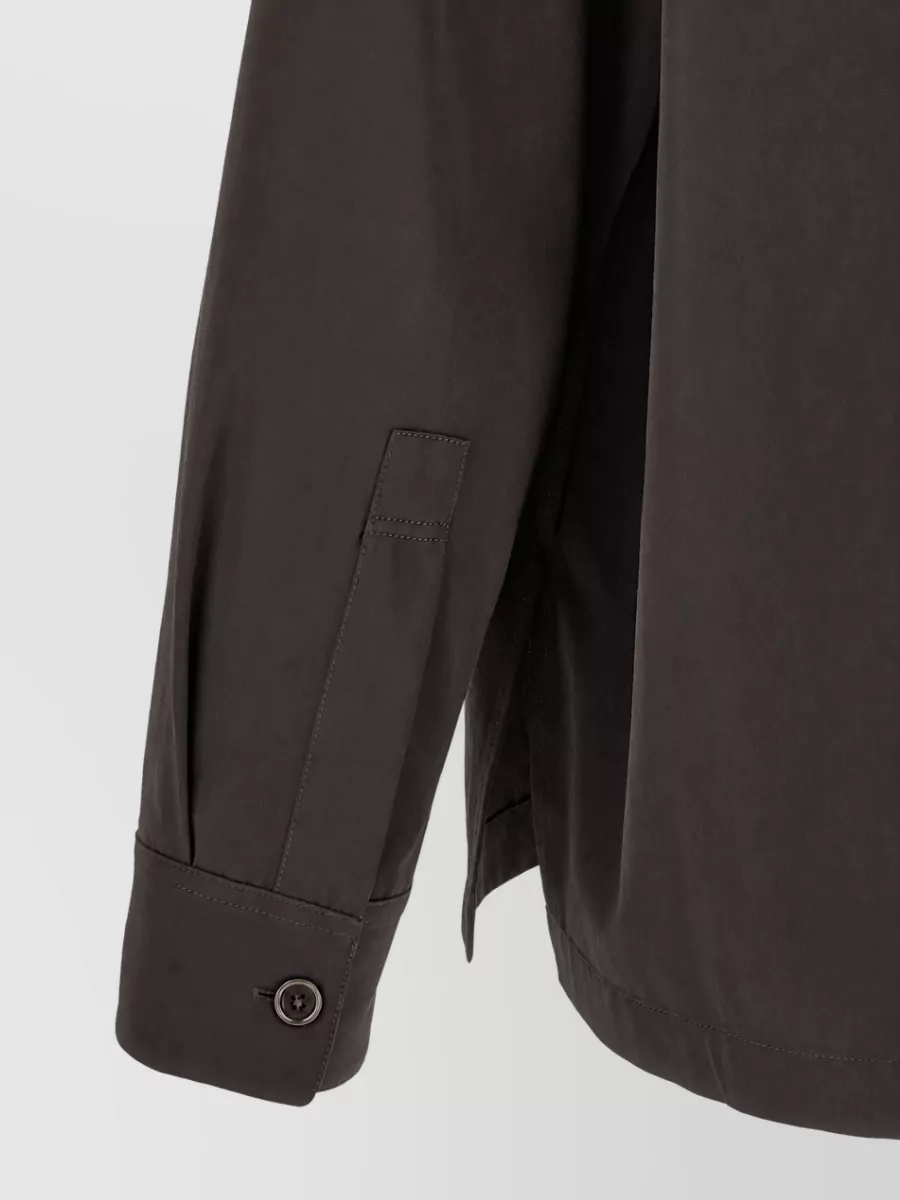 Lemaire Wool Gabardine Overshirt