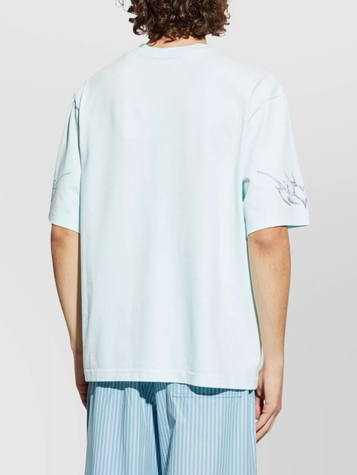 Casablanca Oversized Graphic Print Crew Neck T-Shirt