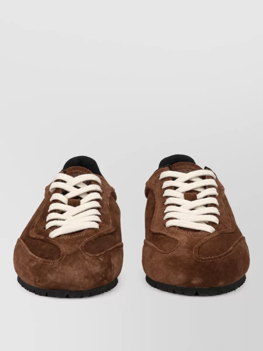 Axel Arigato suede leather lace-up sneakers