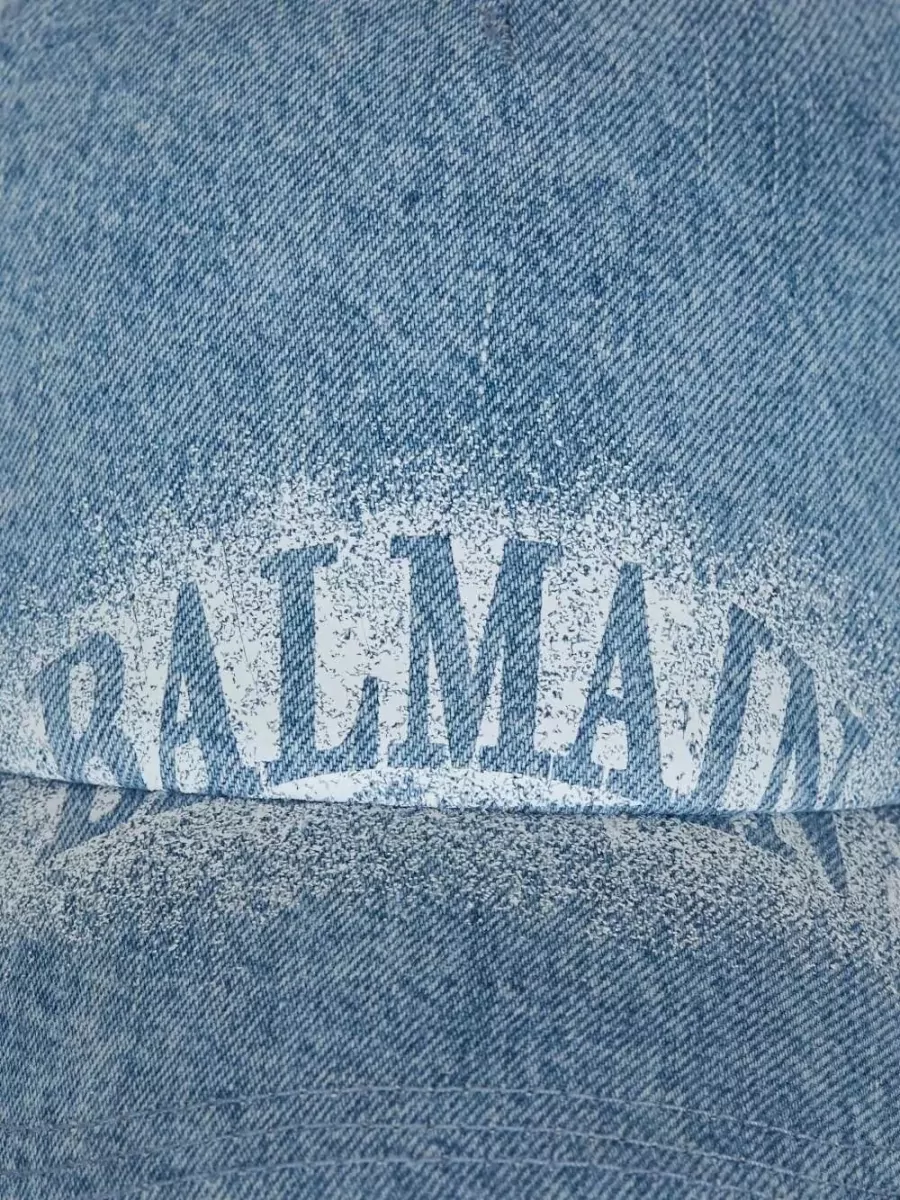 Balmain Denim Logo-Print Baseball Cap