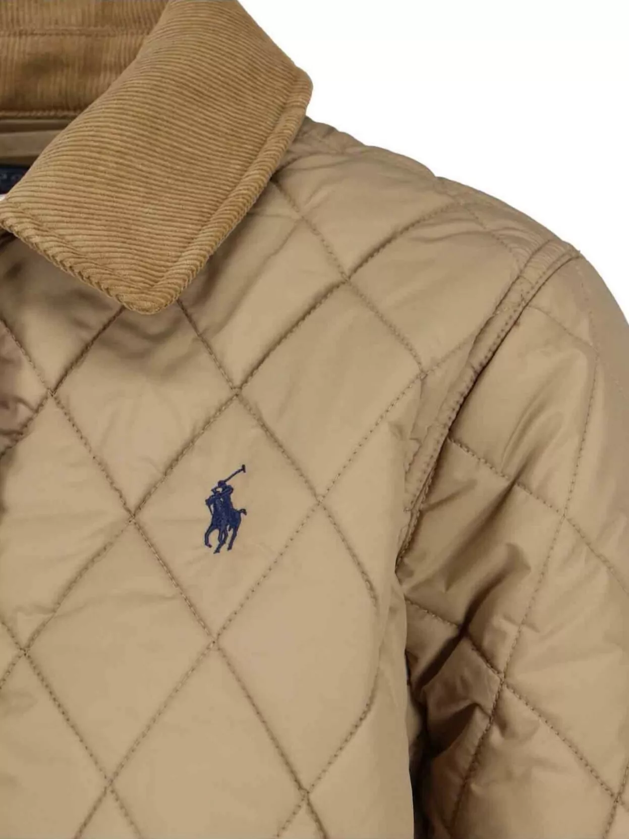 Polo Ralph Lauren Casual Jacket With Corduroy Collar And Pockets