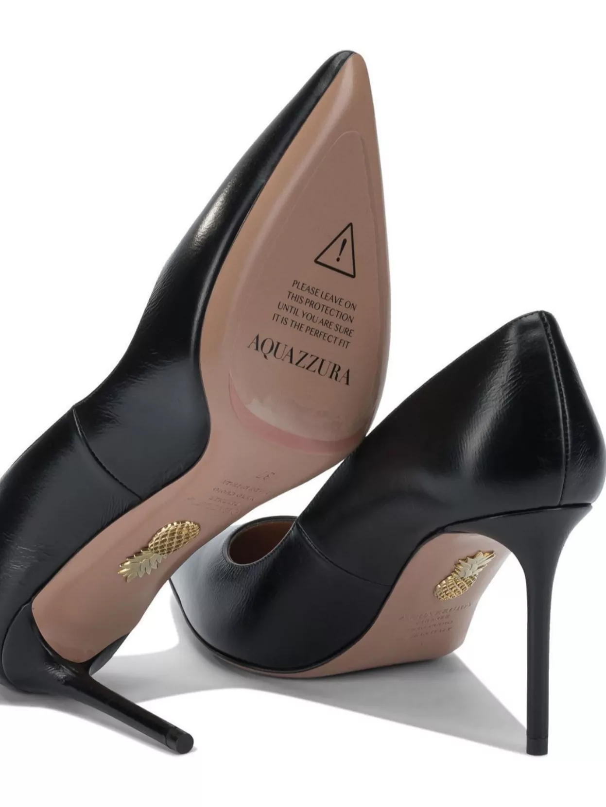 Aquazzura Stylish Pointed Toe Stiletto Pumps In Black