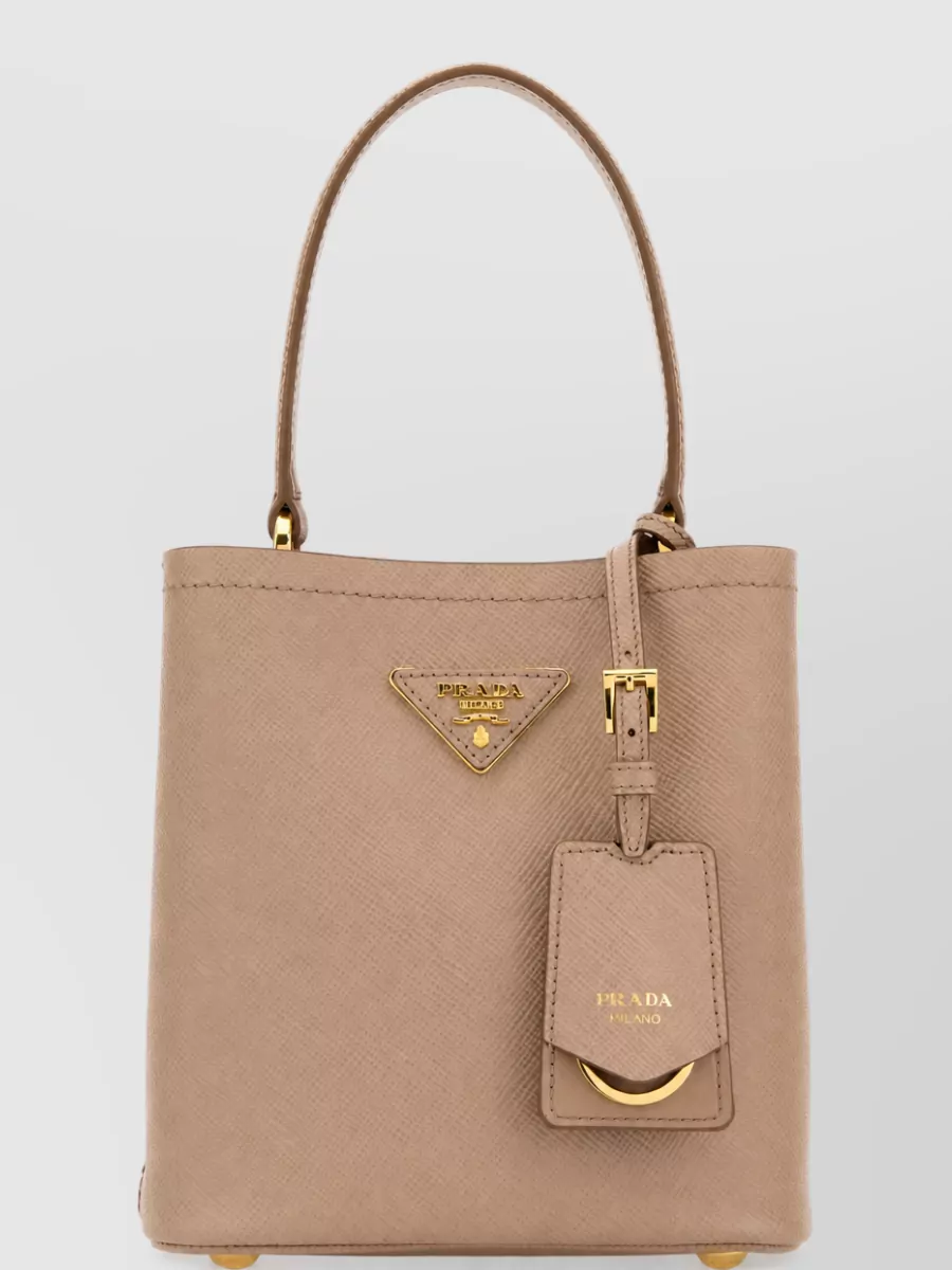 Prada Small Leather Tote Bag