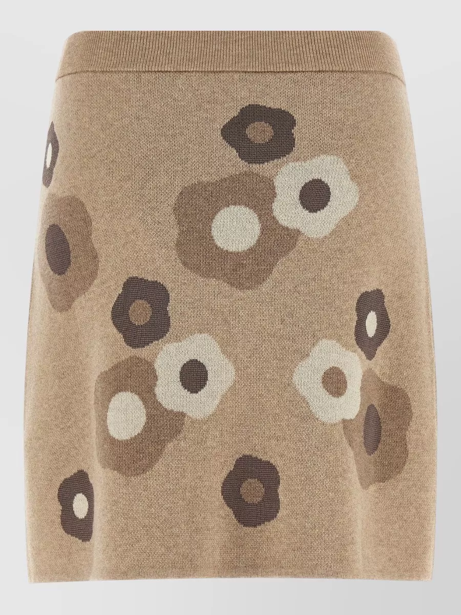 Kenzo wool cotton mini skirt