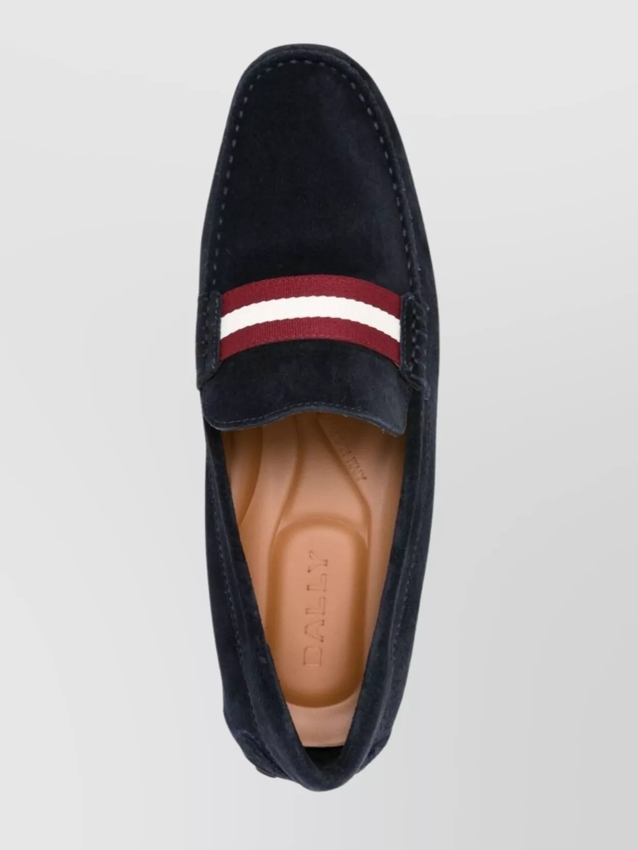 Bally Strap Detailing Suede Finish Loafers