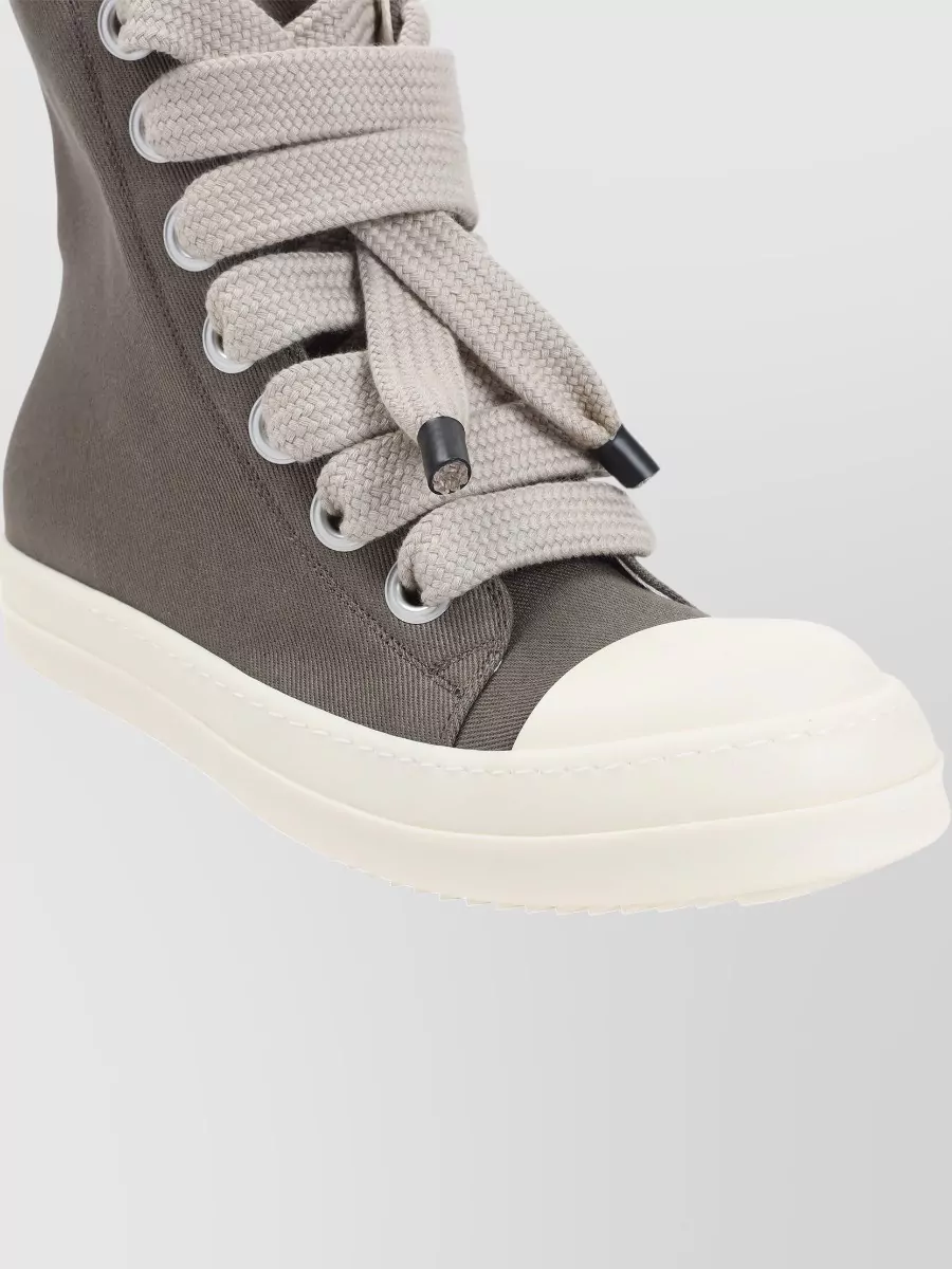 Rick Owens Drkshdw Denim High-Top Sneakers