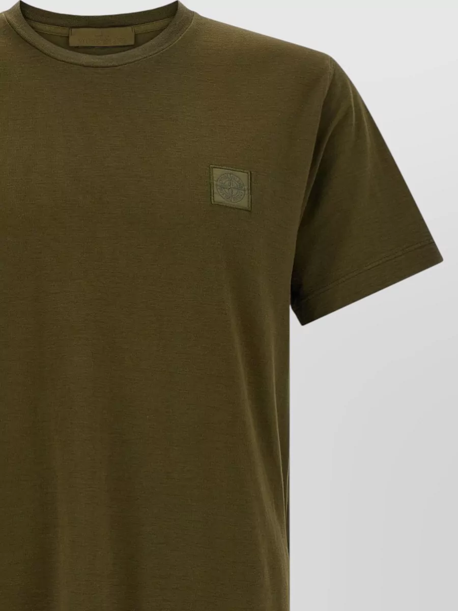 Stone Island Cotton Crew Neck Short Sleeve T-Shirt