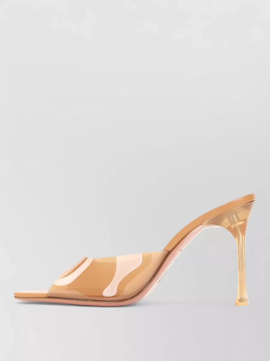 Amina Muaddi Pvc High Heel Mules