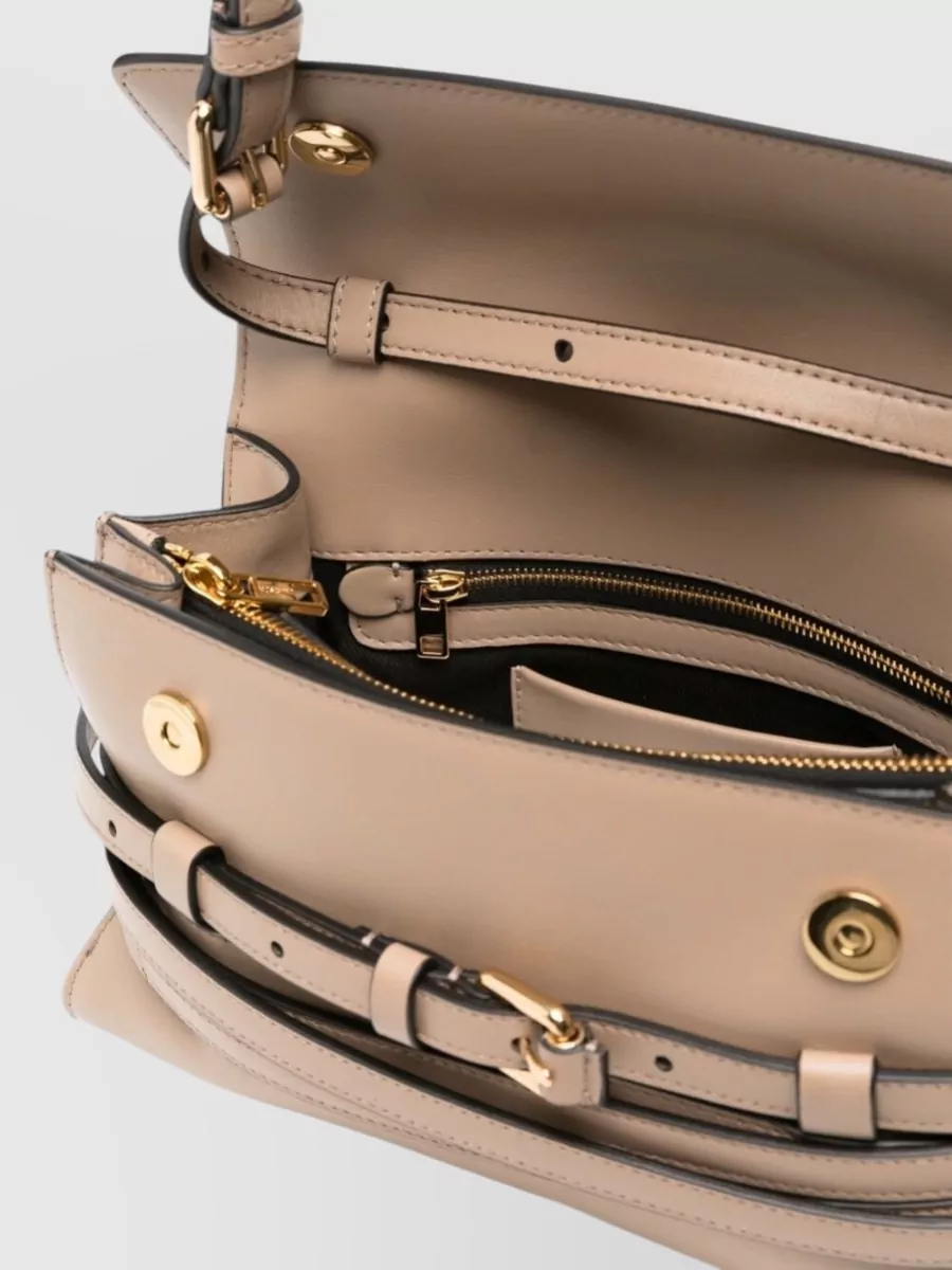 Moschino Leather Clutch Bag