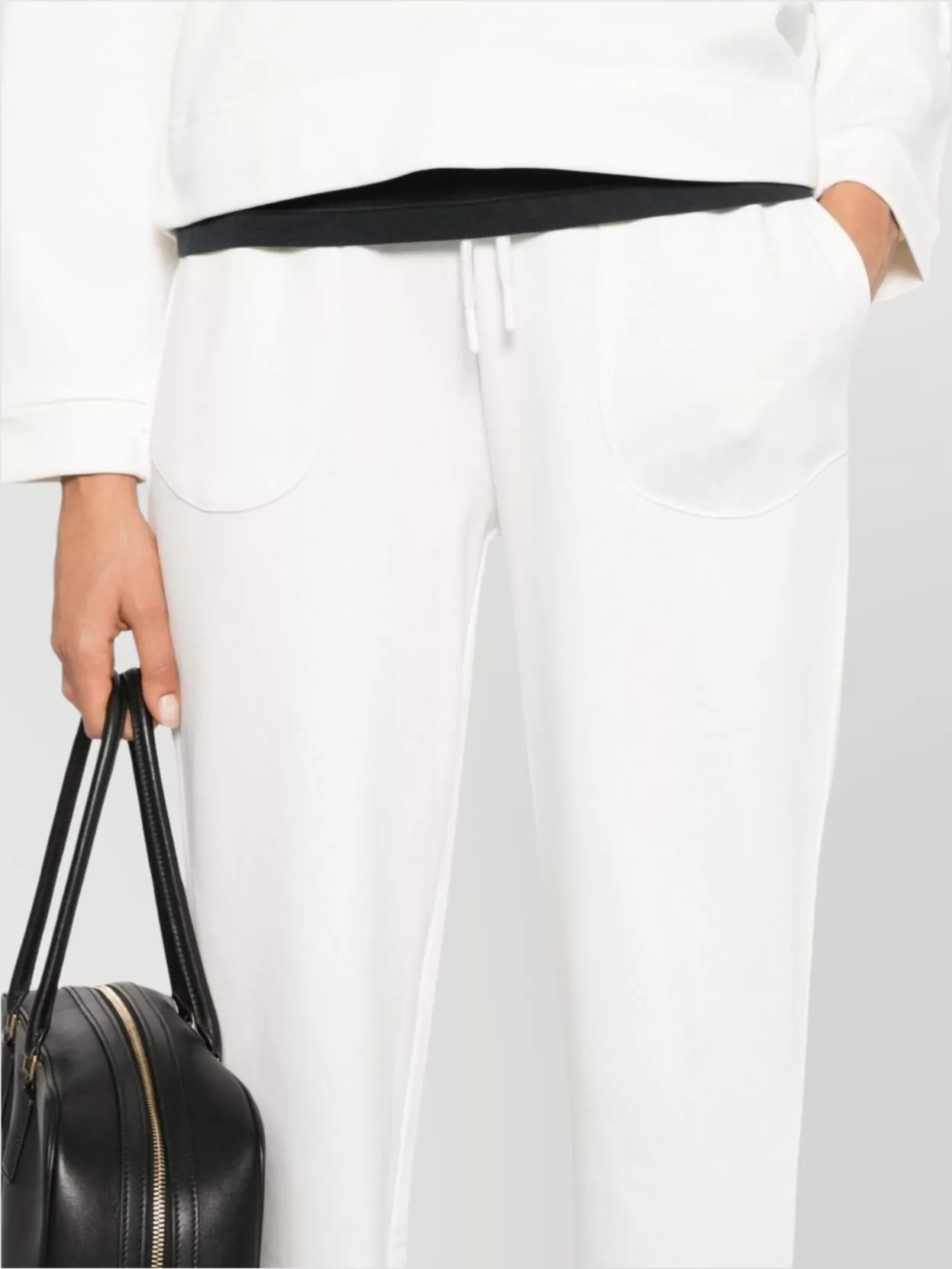 Emporio Armani Cotton Sweatpants Jersey Texture