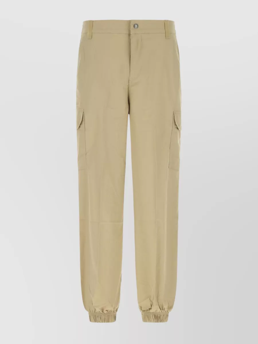 Shop The North Face Nylon Joggers With Elastic Waist And Cuffs In Beige