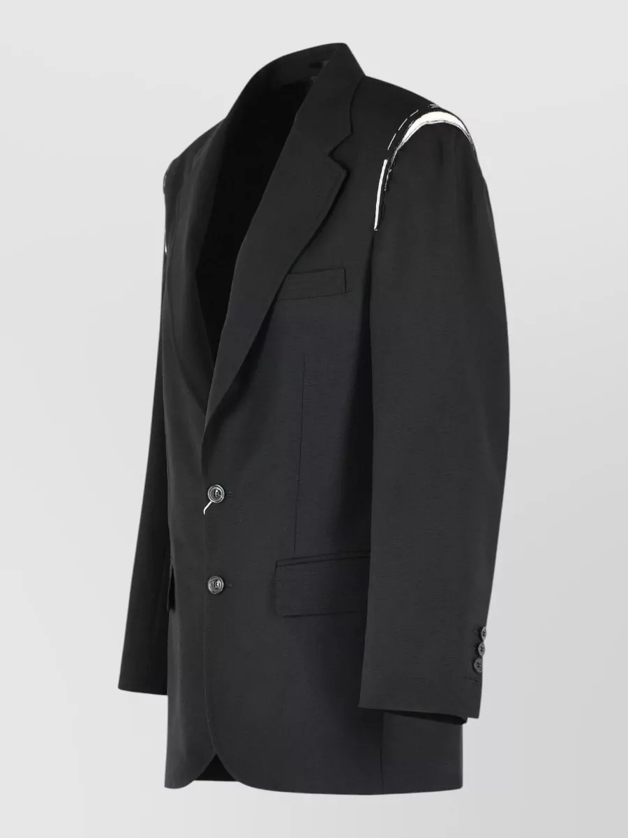 Maison Margiela Virgin Wool Single-Breasted Blazer