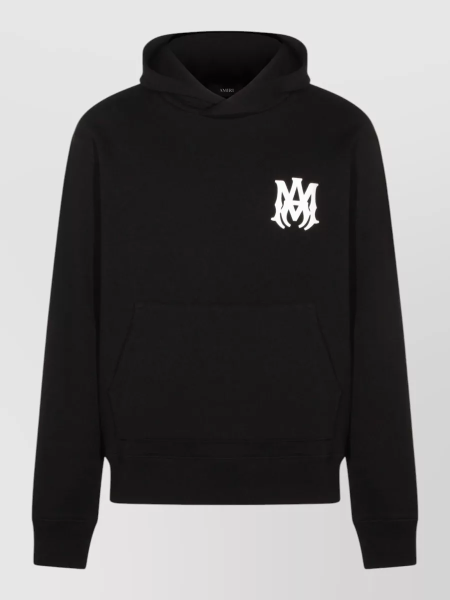 Amiri cotton logo-print hoodie