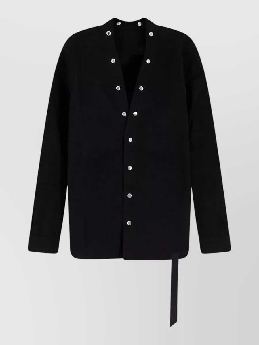 Rick Owens Drkshdw Cotton v-neck shirt jacket