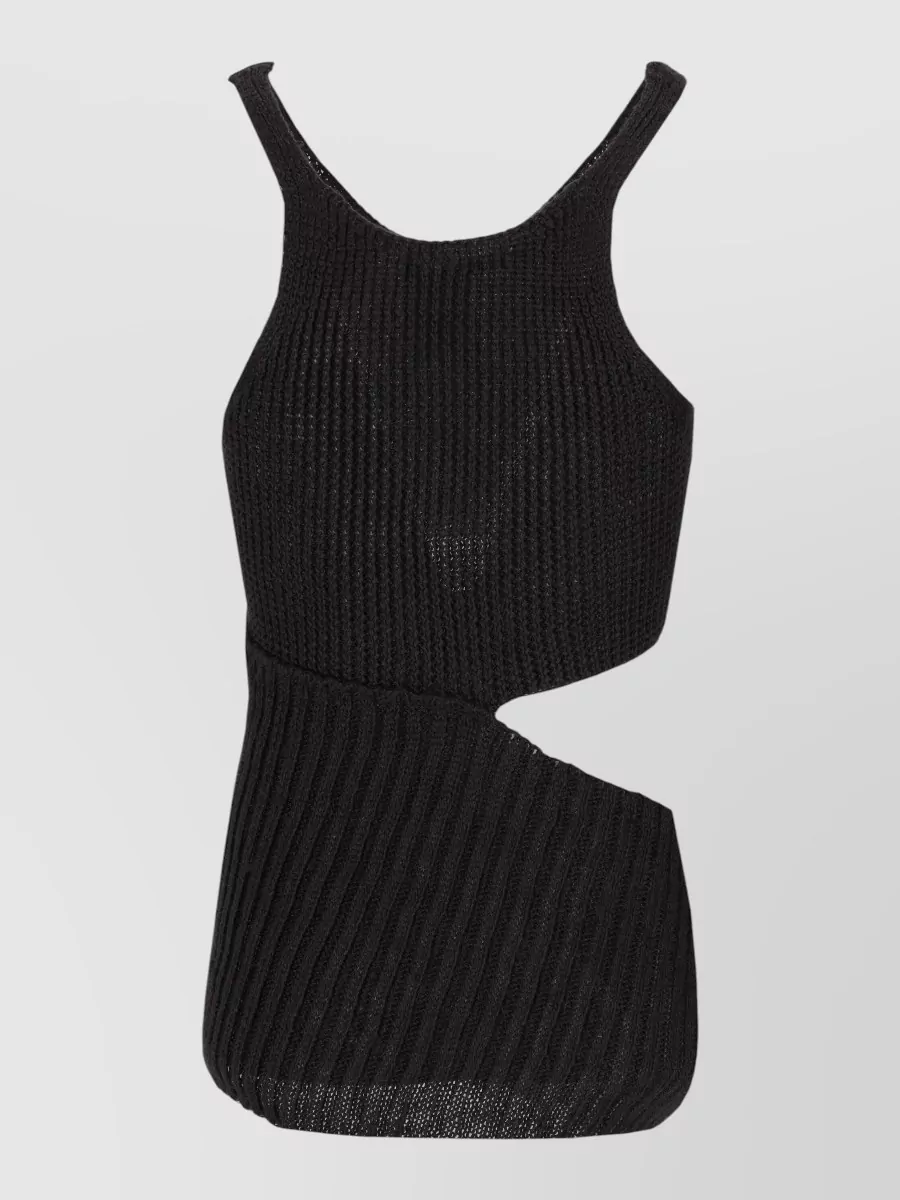 Ann Demeulemeester asymmetric knitted top