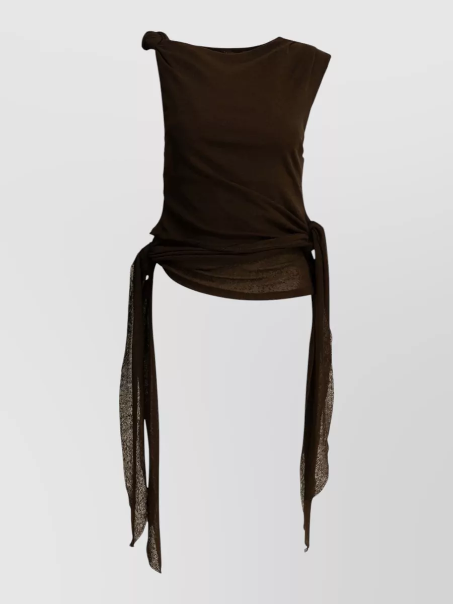 Ganni Draped Tank Top