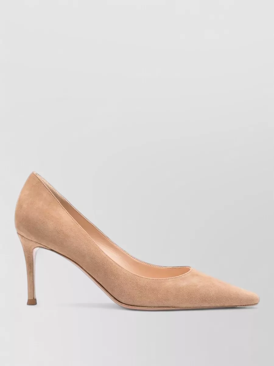 Roberto Festa Suede Leather Pointed-Toe Pumps