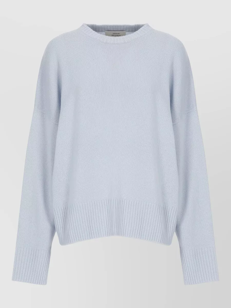 Loulou Studio cashmere ribbed crewneck sweater