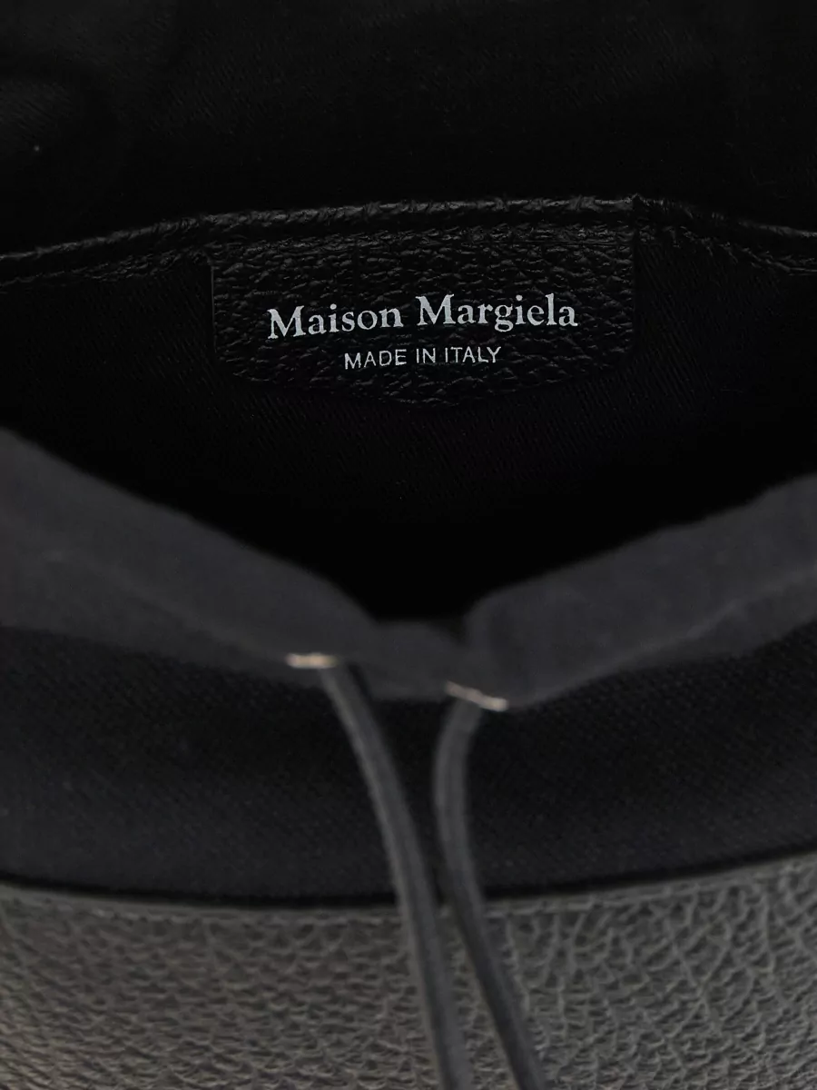 Maison Margiela 5Ac Small Leather Bucket Bag