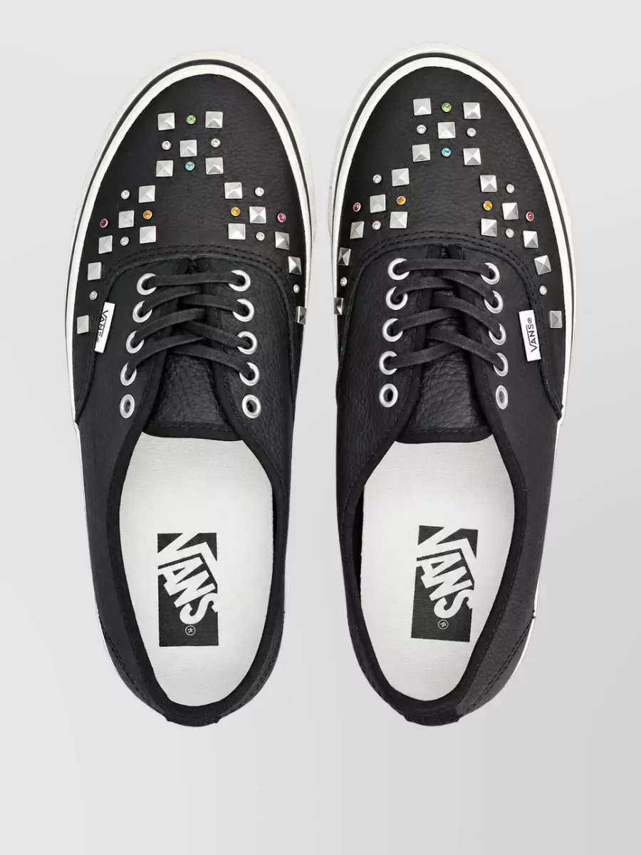 Vans Leather Embellished Lace-Up Shoes