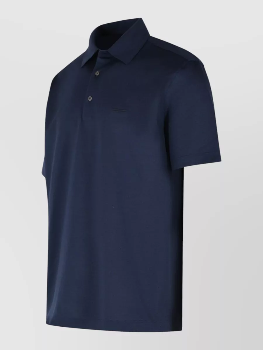 Zegna Cotton Polo Shirt