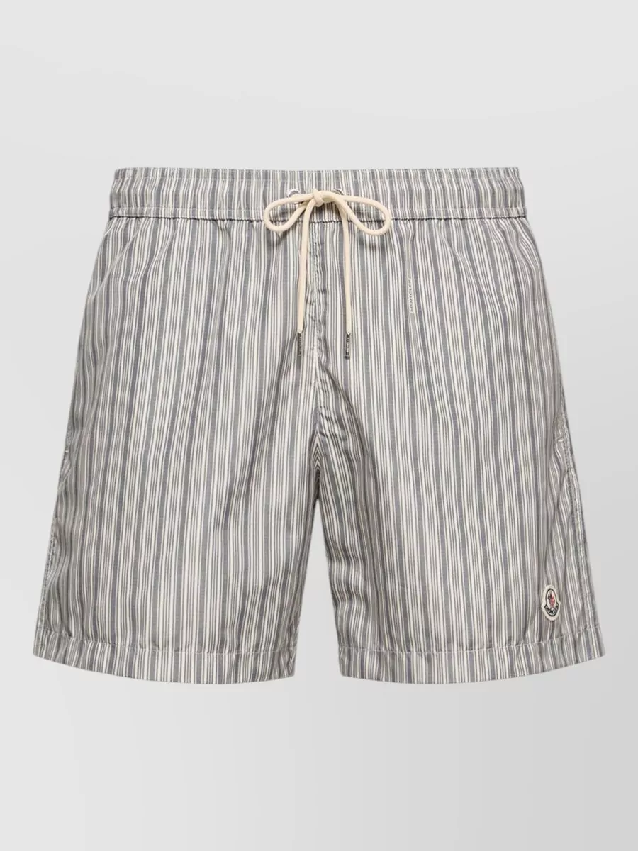 Moncler Striped swim shorts