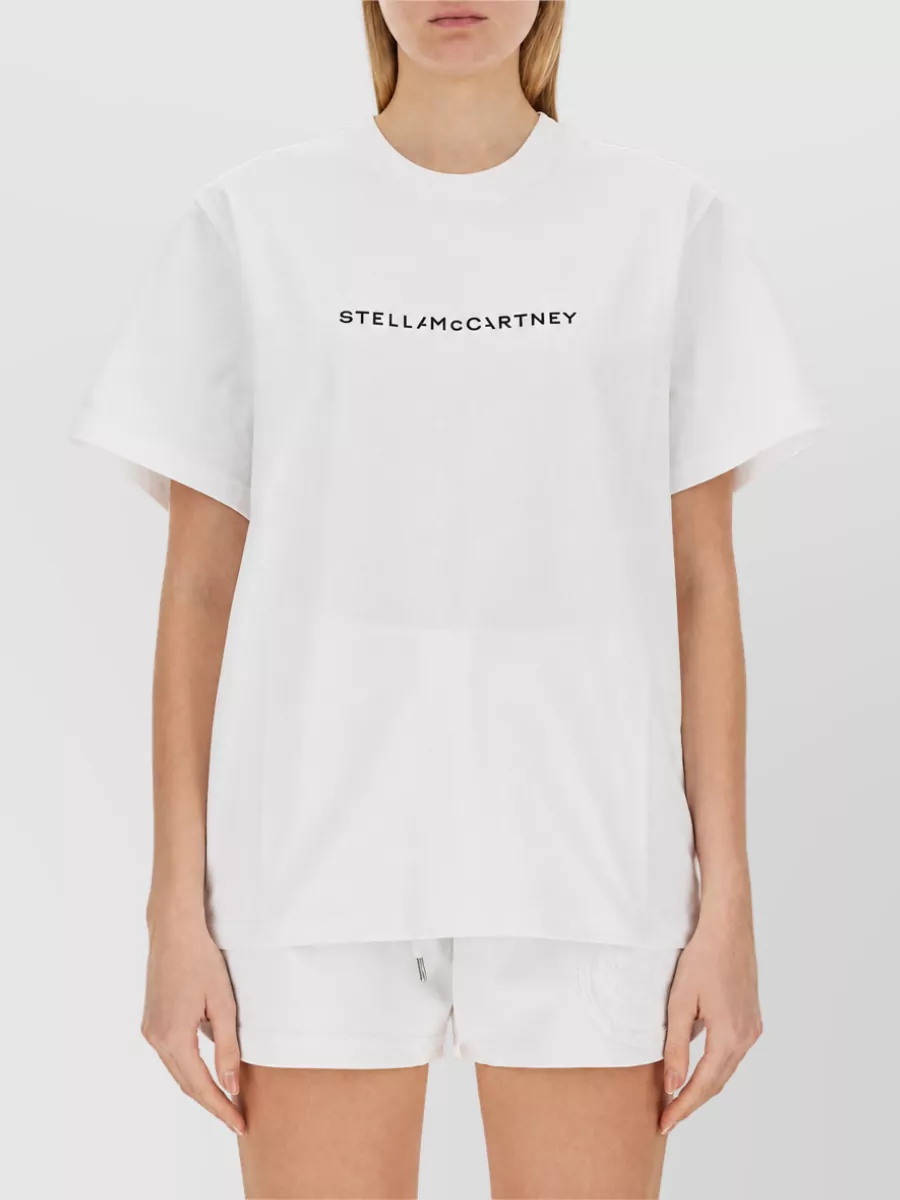 Stella Mccartney Logo Cotton T-Shirt