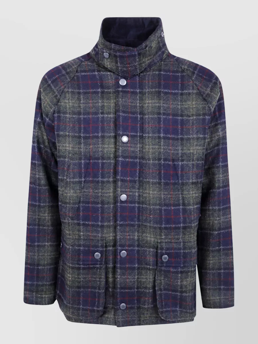 Barbour wool shirt jacket