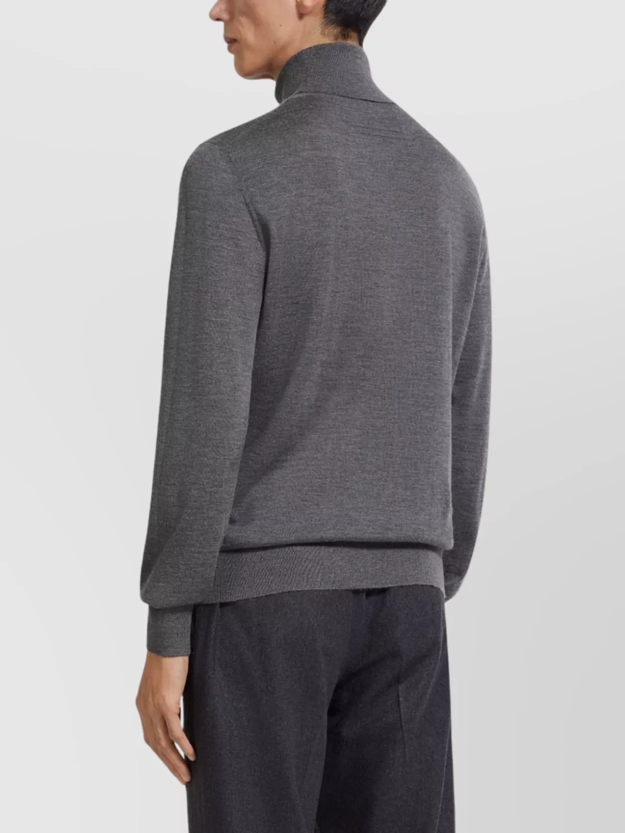 Zegna Luxurious Turtleneck Cashmere Silk Blend