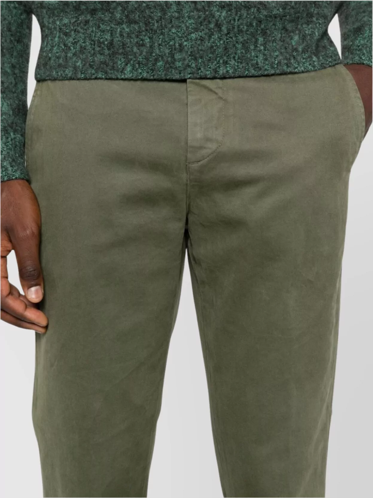 Fay Slim Fit Gabardine Trousers