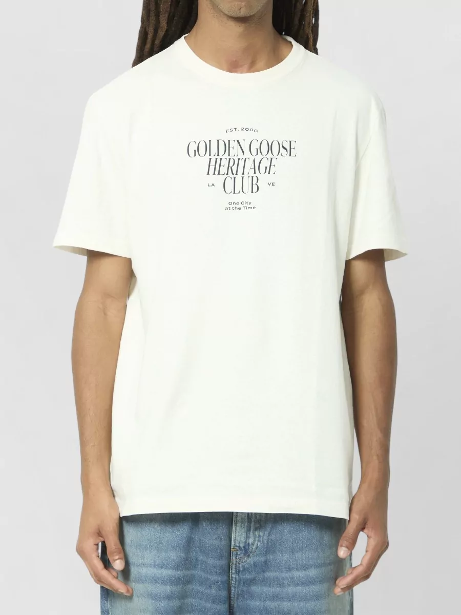 Golden Goose cotton logo-print short-sleeve t-shirt