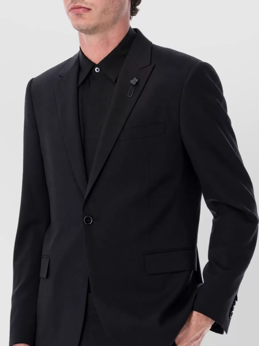 Lardini Wool Single Breasted Suit