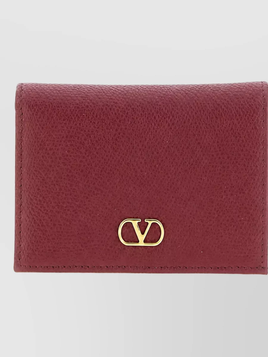 Valentino Garavani leather wallet keyring