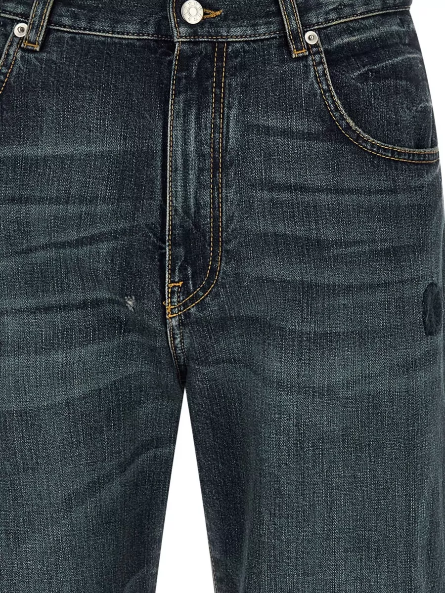 Namacheko Printed Straight-Leg Jeans