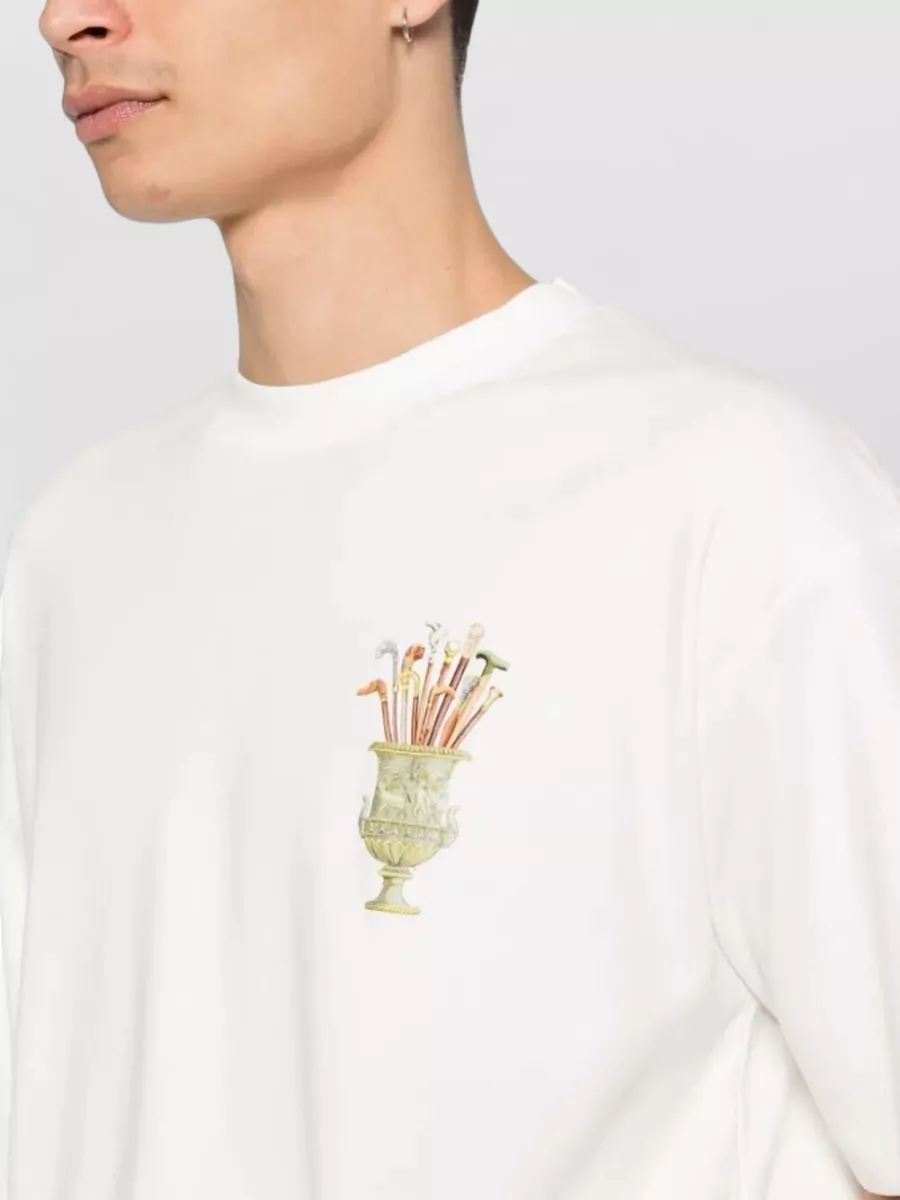 Drôle De Monsieur Cannes Short Sleeves Round Neck T-Shirt