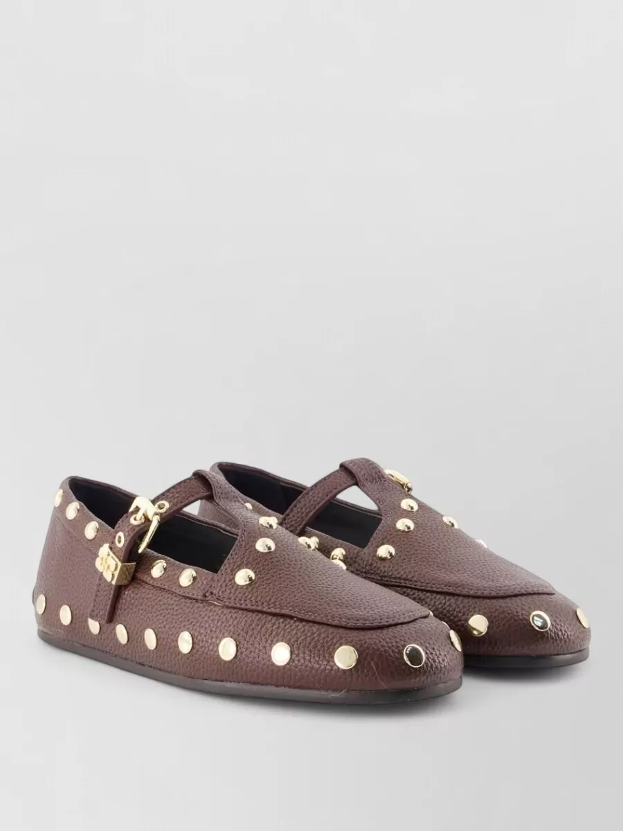 Ganni studded mules