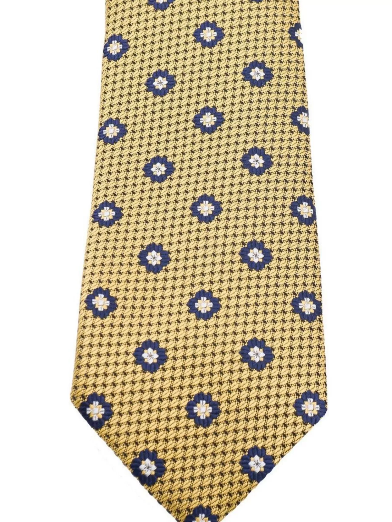 Zegna Ties With Pointed Tip And Patterned Design