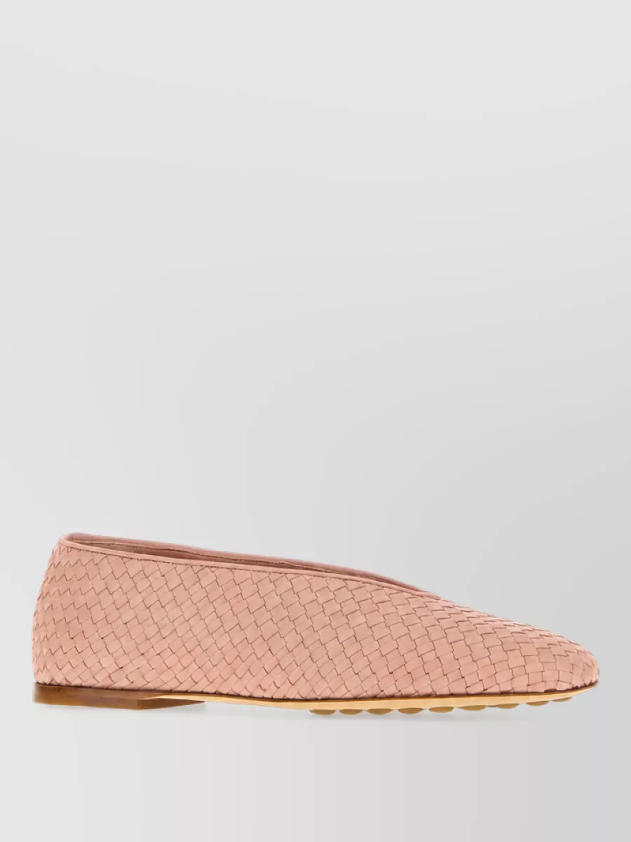 Bottega Veneta Leather Ballerina Shoes