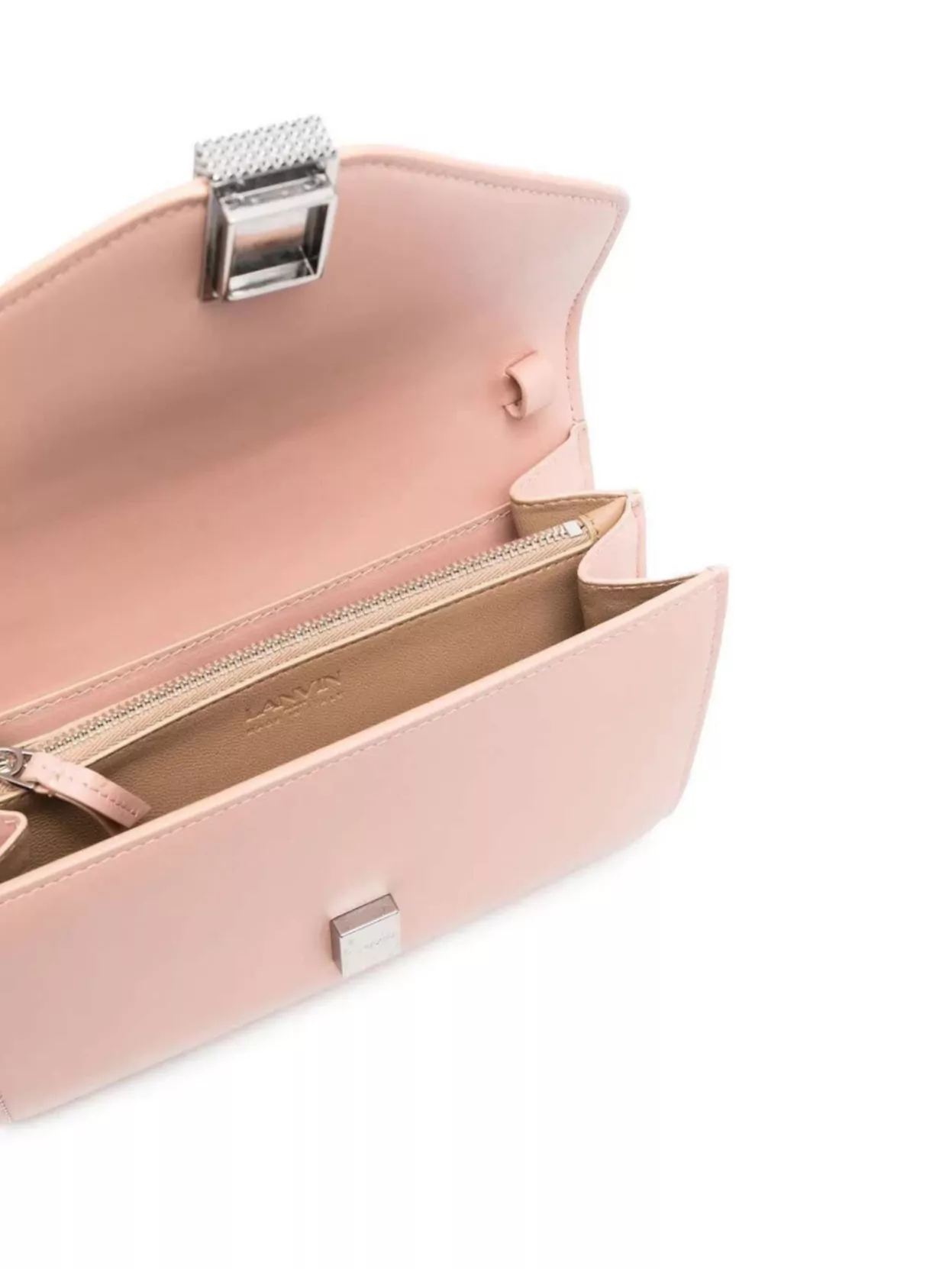 Lanvin Diamond Clasp Cross-Body Bag