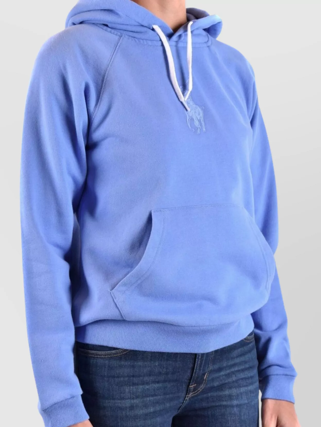 Polo Ralph Lauren Hooded Knitwear With Kangaroo Pocket And Ribbed Finish
