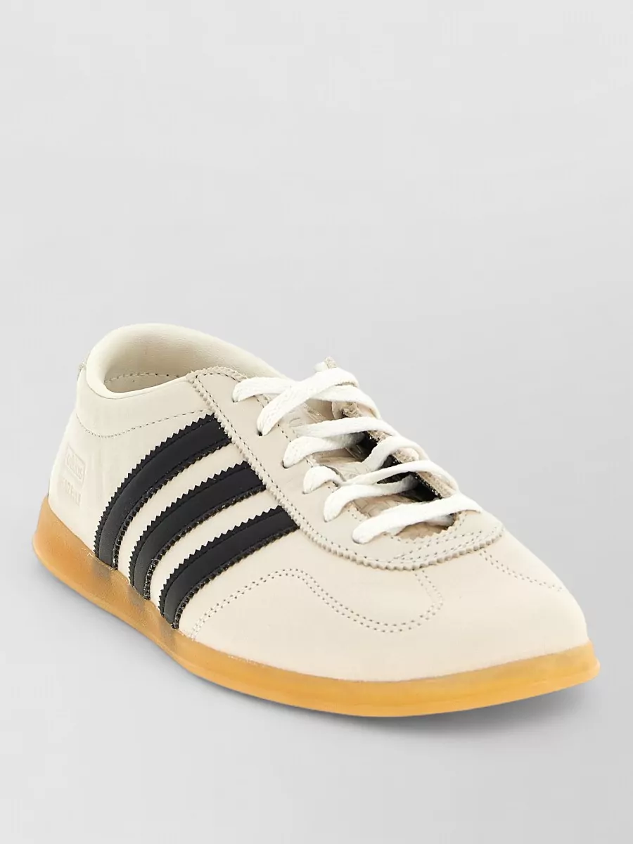 Adidas Originals leather gazelle lo pro low-top sneakers