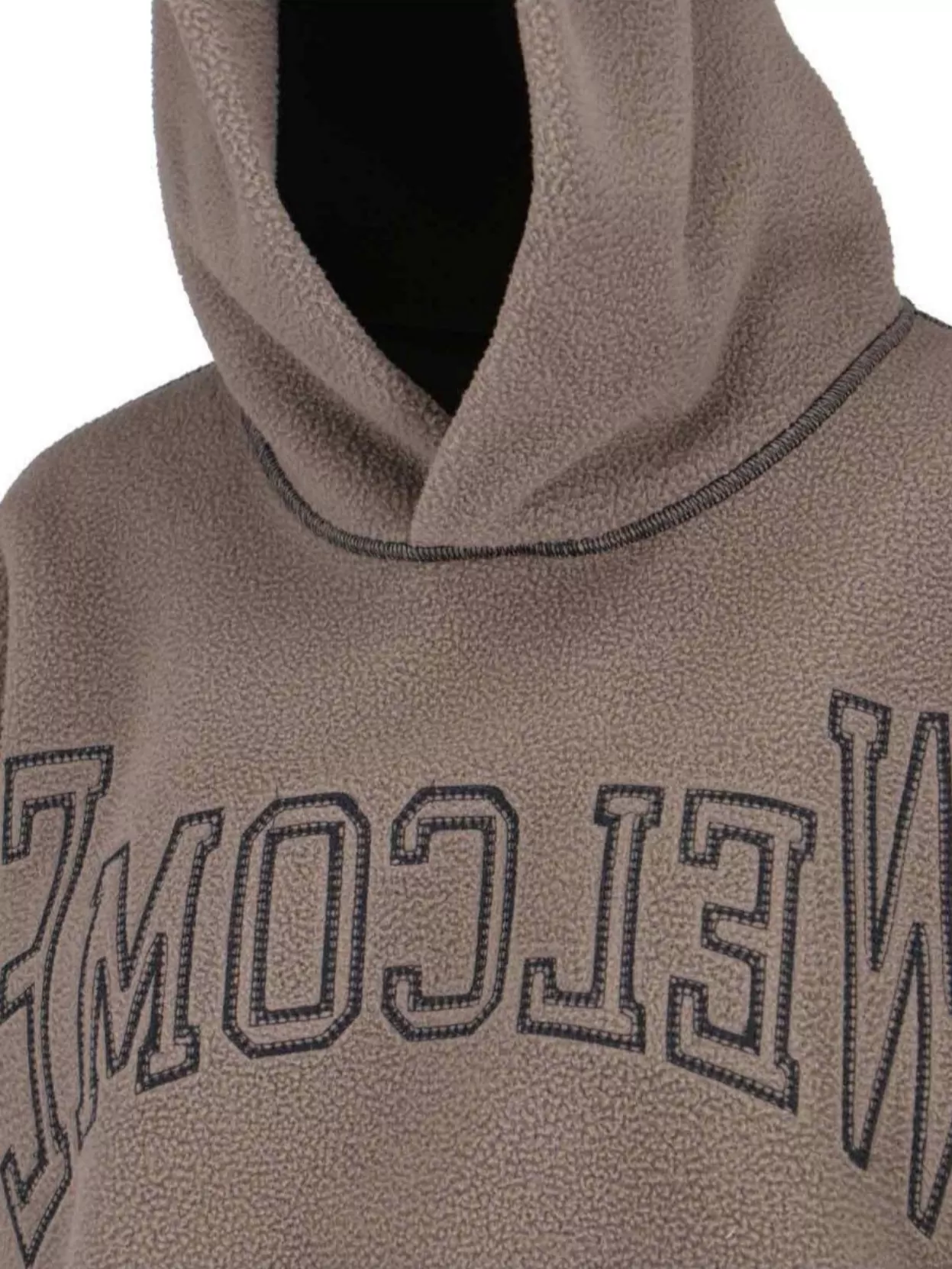 Mm6 Maison Margiela Hooded Knitwear Featuring Embroidered Detail