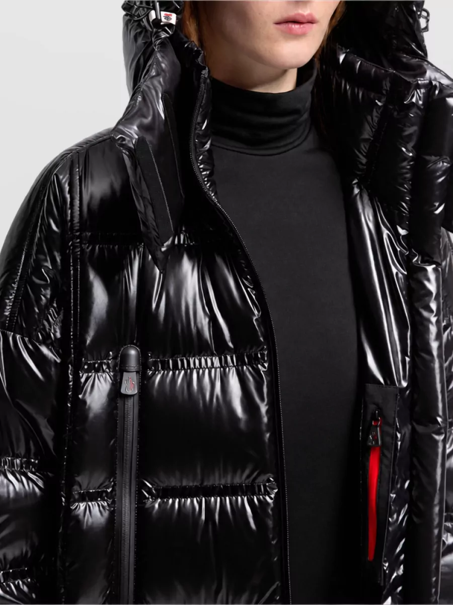Moncler Down Hooded Long Coat
